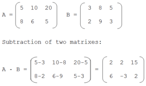 Java Program To Subtract Two Matrices - 3 Ways