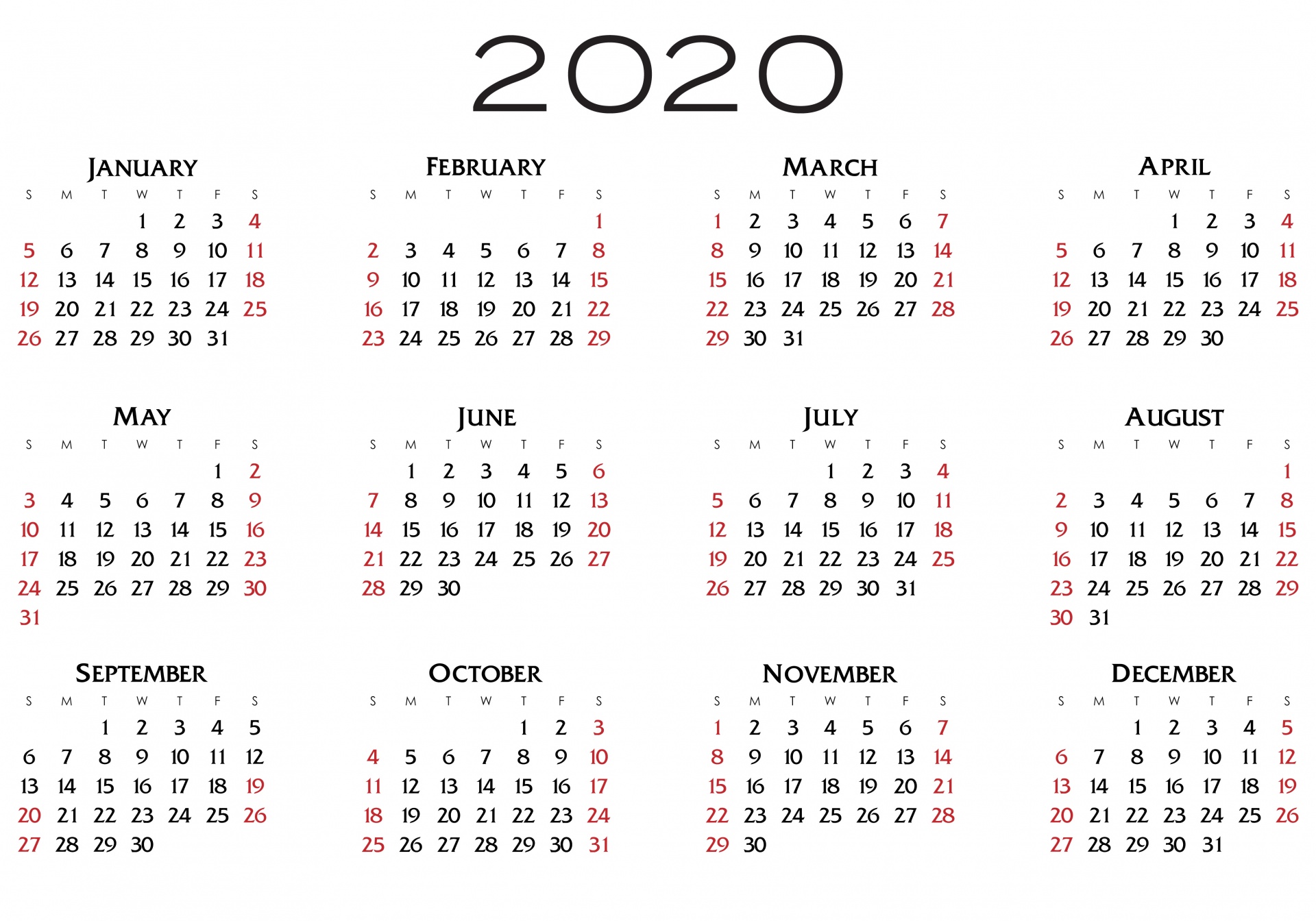 24 январь 2020 год. Календарь 2020. Календарь 2020 чёрно белый. Календарь картинка. Календарь белый.